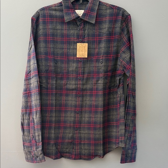 True Craft Red and Black Plaid Casual Shirt - Picture 1 of 1